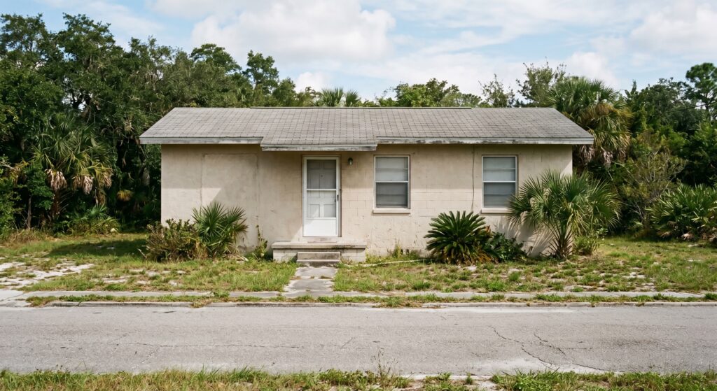 old waterfront property