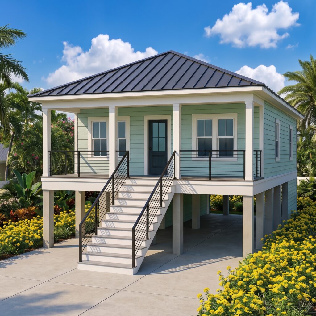 coral cottage by rapid rebuild homes